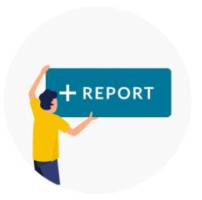 My Oncor app info My Oncor app report button