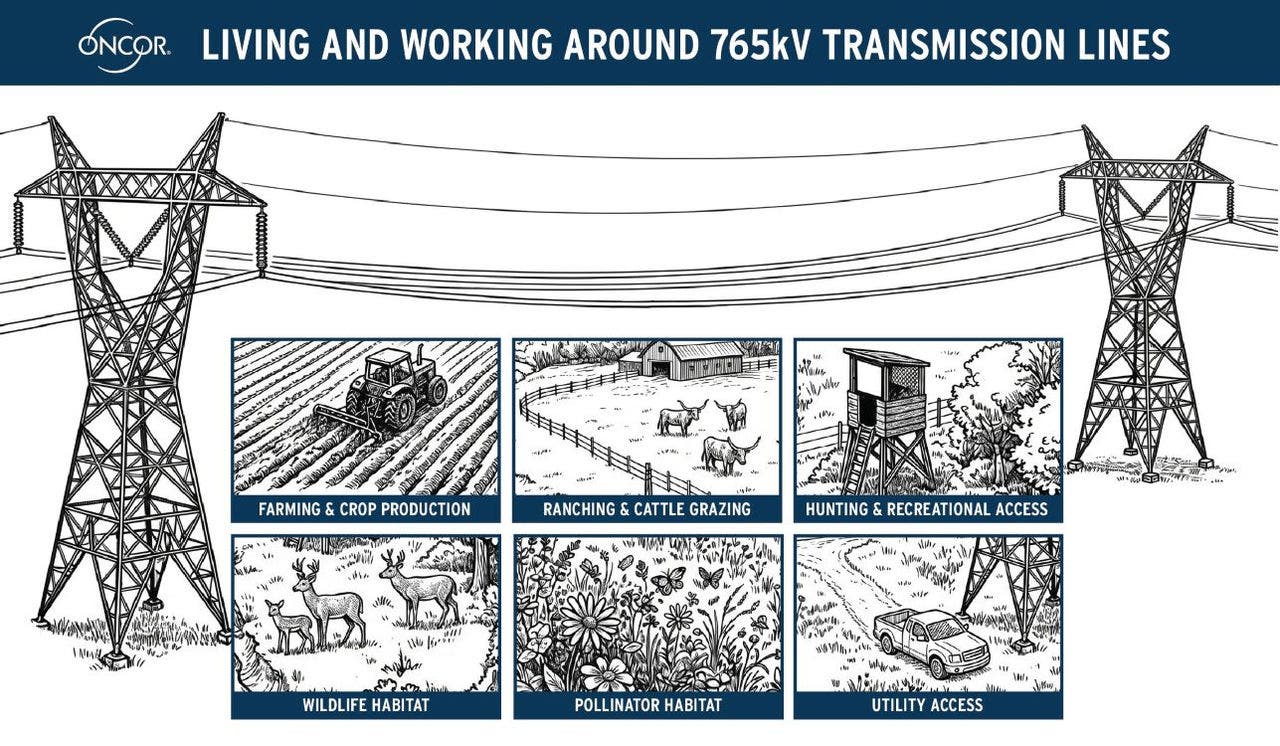 Living and Working Around 765kV Transmission Lines
