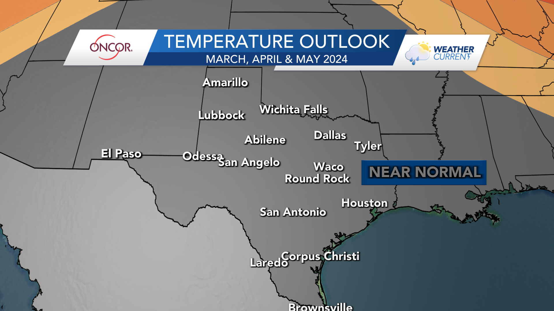 Temperature 24 spring weather map Tempature outlook for spring weather map
