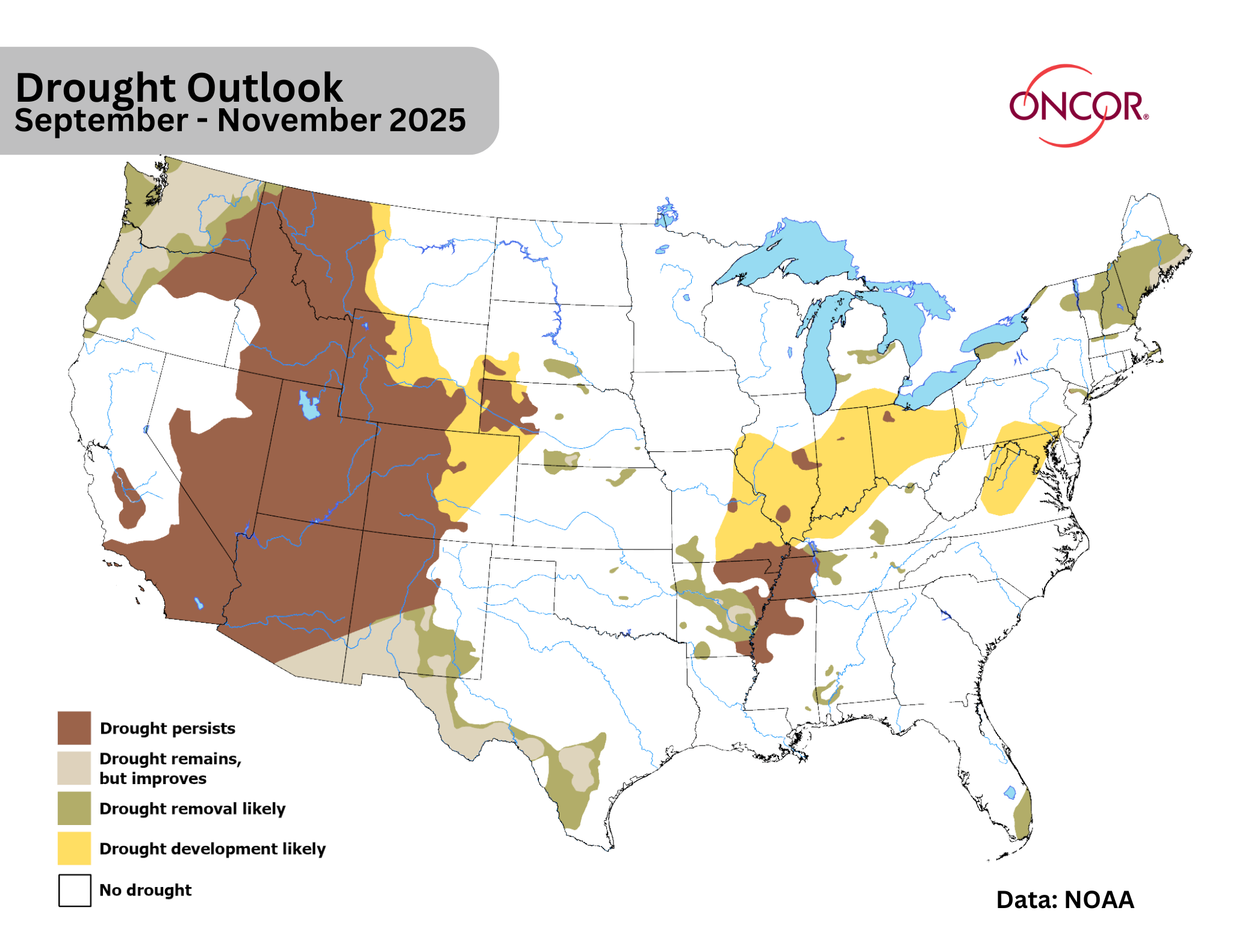 Drought Fall 2025 - 1 Drought outlook for fall 2025
