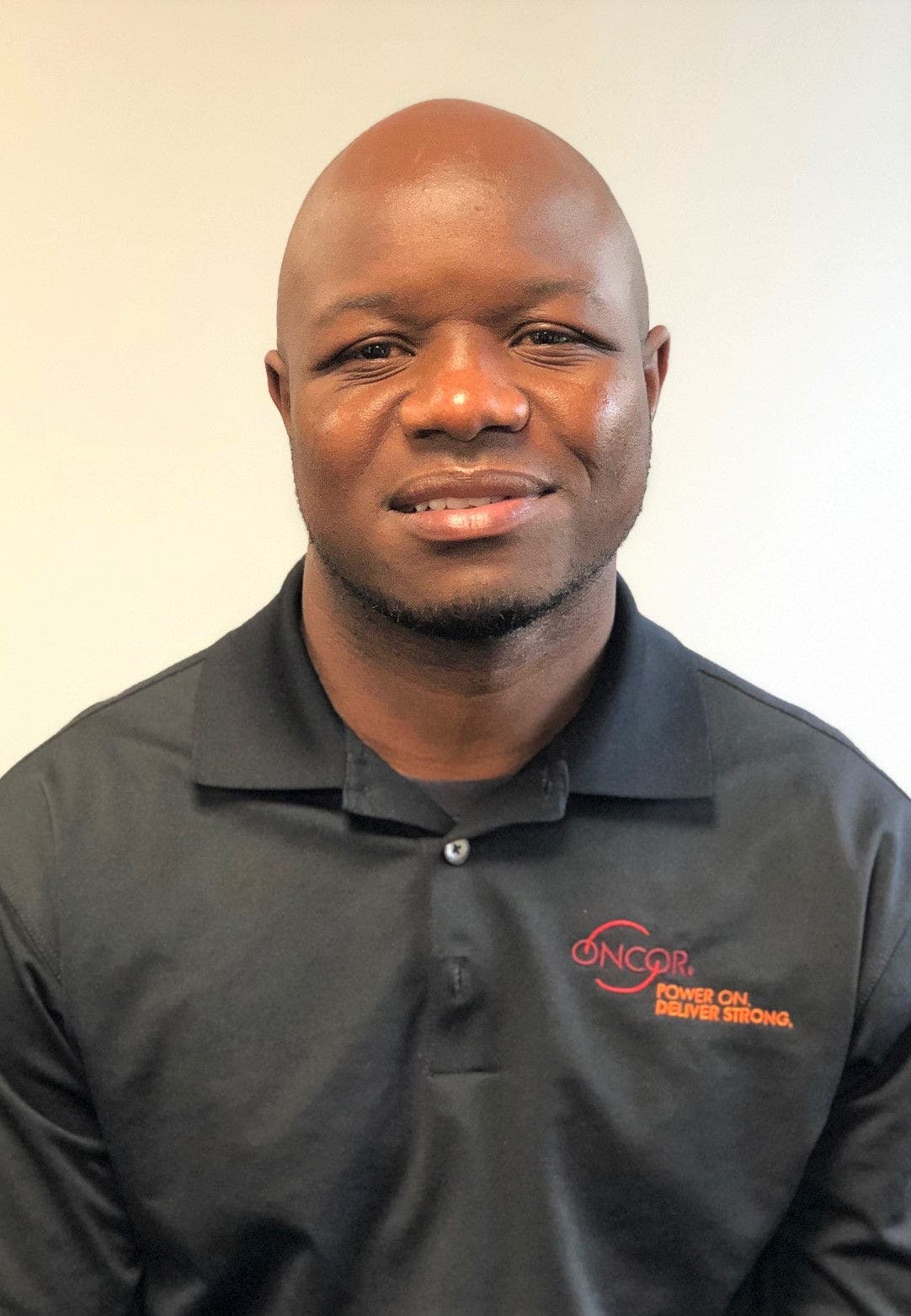 AIR FORCE SKILLS HELPED MAX ANGWENYI LAND AT ONCOR Max Angwenyi poses for photo