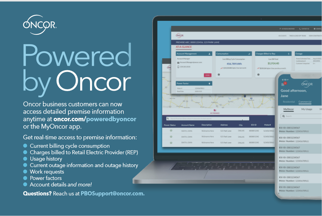 Powered by Oncor